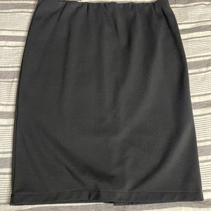Black pencil skirt